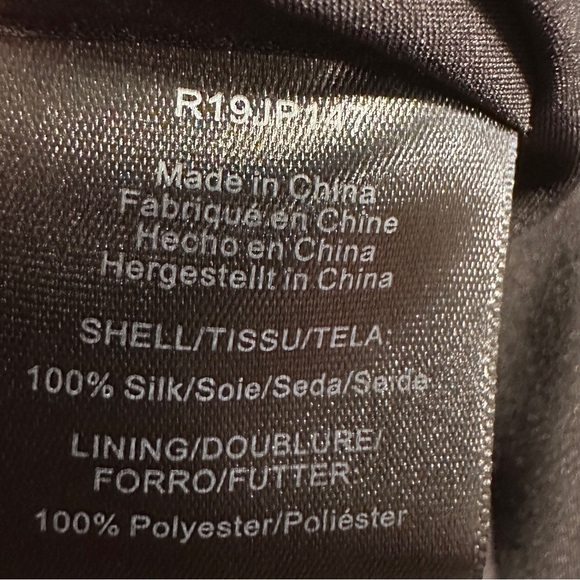 Rachel Zoe Silk Size 4 Black and Red Floral Print Jumpsuit Wide Leg Ruffled - Picture 14 of 14